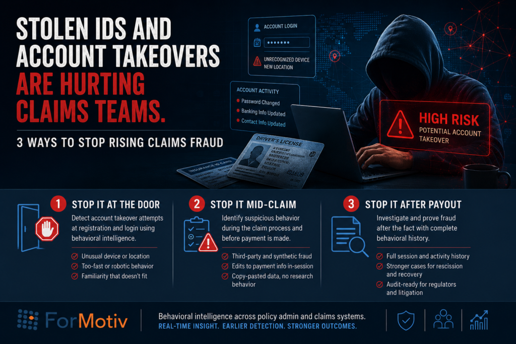 account takeover claims fraud