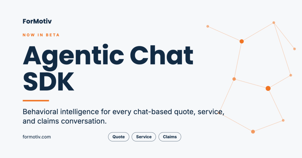 formotiv agentic chat sdk behavioral intelligence
